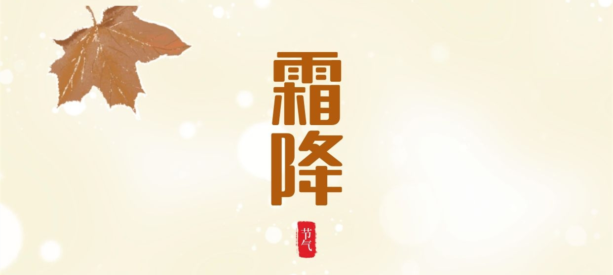 霜降 ▎秋色盡染霜華，歲月不負芳華